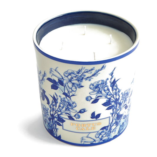 Portus Cale Gold & Blue Four-Wick Scented Candle 1400g – alternate official product view