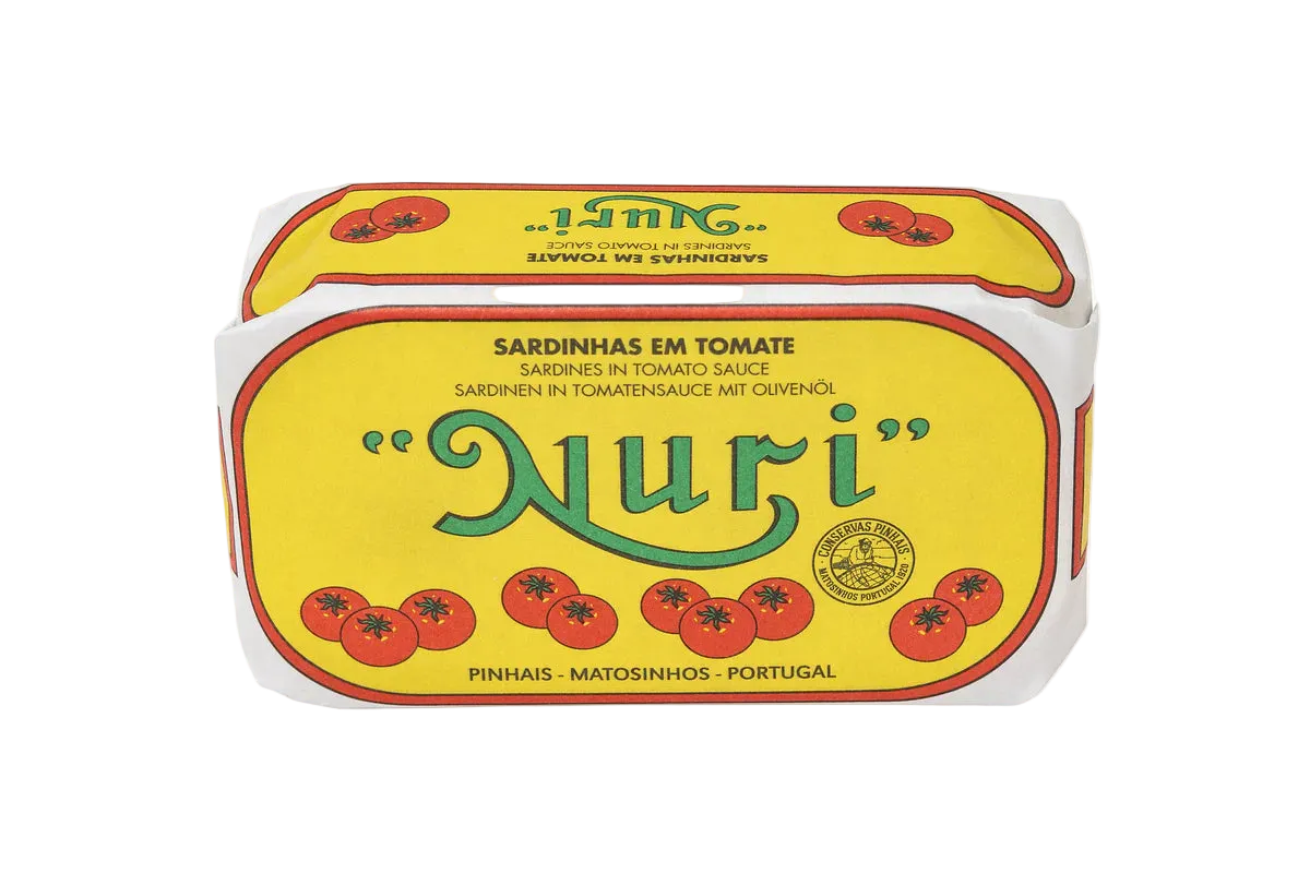 NURI parašų kolekcija – 4 aukštos kokybės portugalų sardinės (4 × 125 g)
