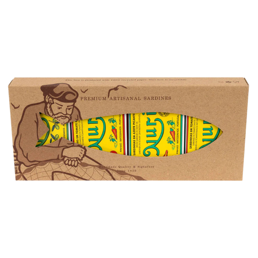 NURI parašų kolekcija – 4 aukštos kokybės portugalų sardinės (4 × 125 g)
