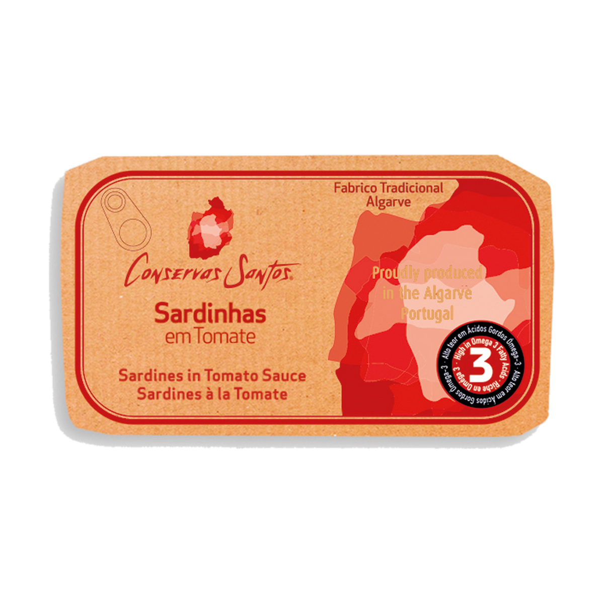 Campo Santos sardines in tomato sauce, 120g tin