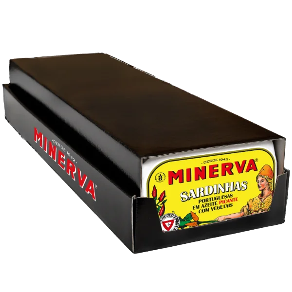 Minerva Sardines In Spicy Olive Oil With Carrots & Pepper