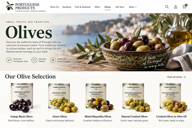 Portuguese olives collection