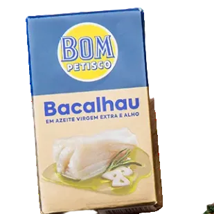 Bacalhau (Codfish) in Extra Virgin Olive Oil and Garlic