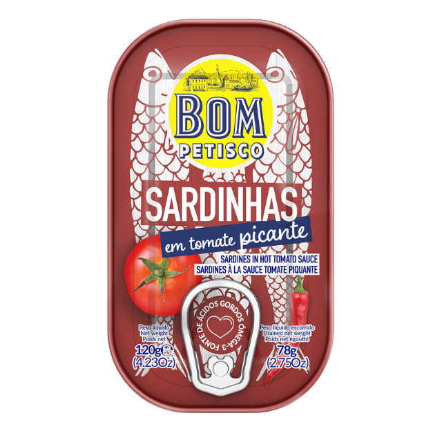 Bom Petisco Sardines in Spicy Tomato