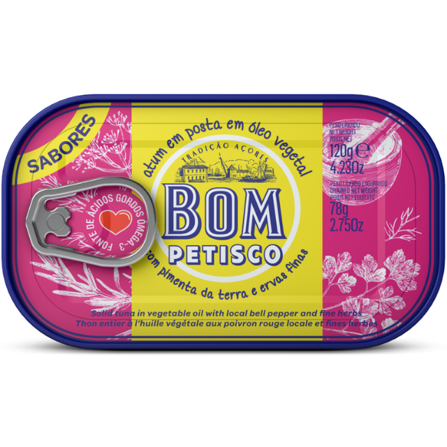 Bom Petisco Tuno Filė su Vietiniais Pipirais ir Smulkiomis Žolelėmis
