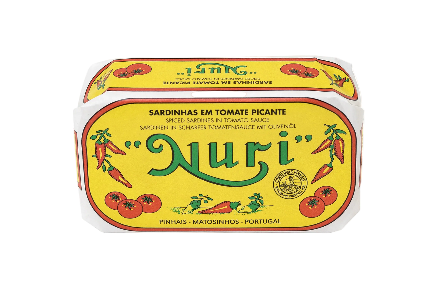 NURI parašų kolekcija – 4 aukštos kokybės portugalų sardinės (4 × 125 g)