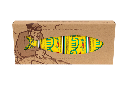 NURI parašų kolekcija – 4 aukštos kokybės portugalų sardinės (4 × 125 g)