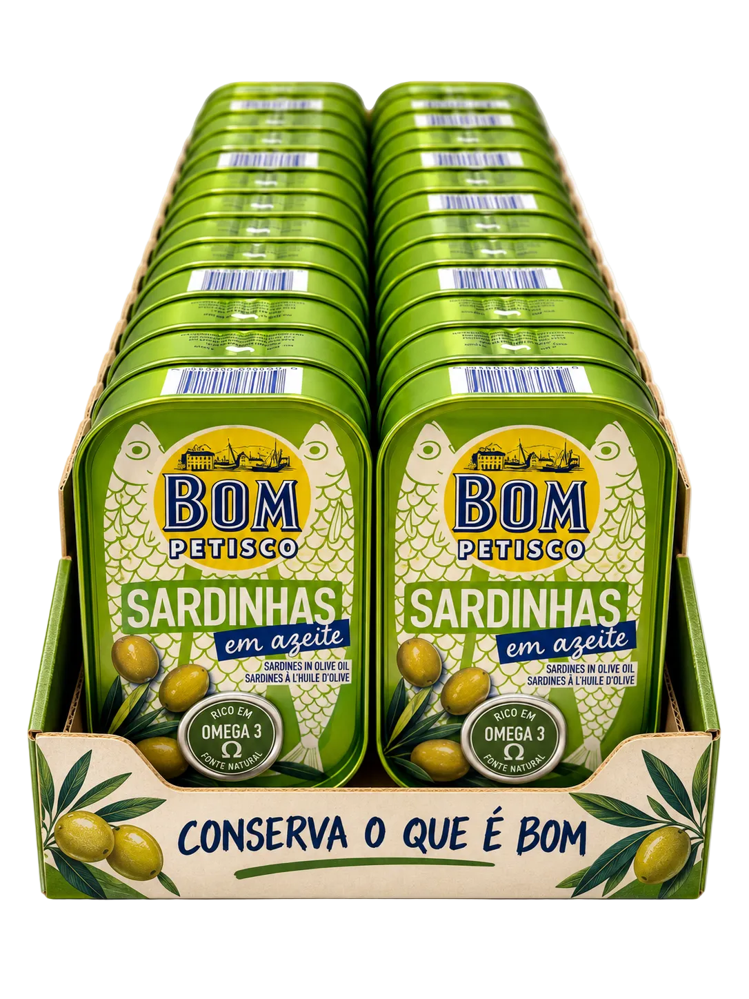 Bom Petisco portugališkos sardinės alyvuogių aliejuje