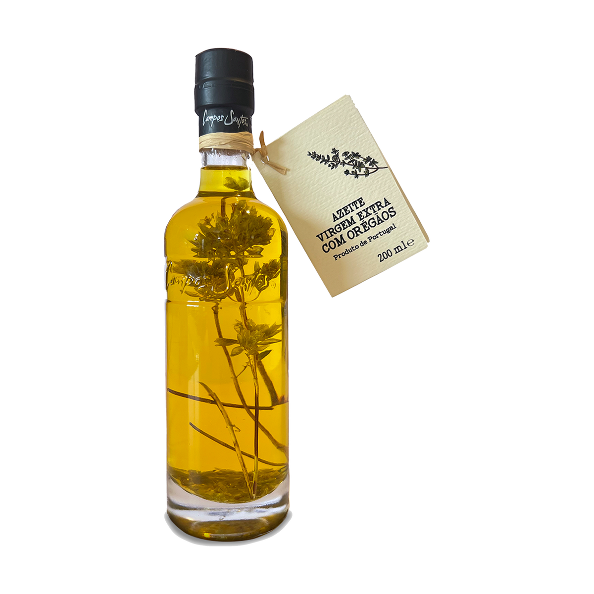 Campo Santos extra virgin olive oil with oregano, 200ml bottle