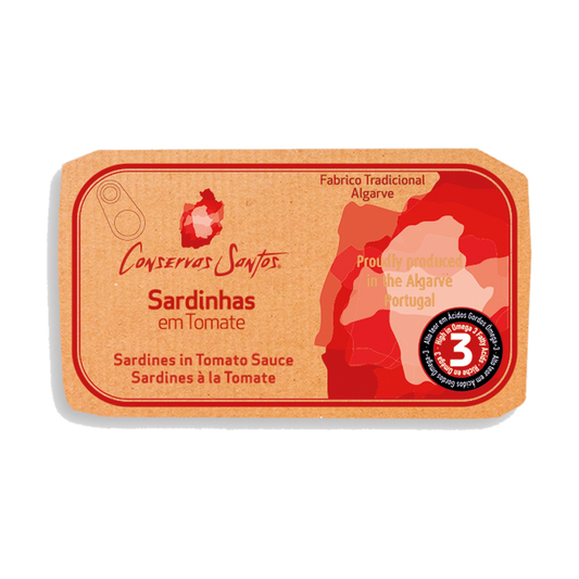 Campo Santos sardines in tomato sauce, 120g tin