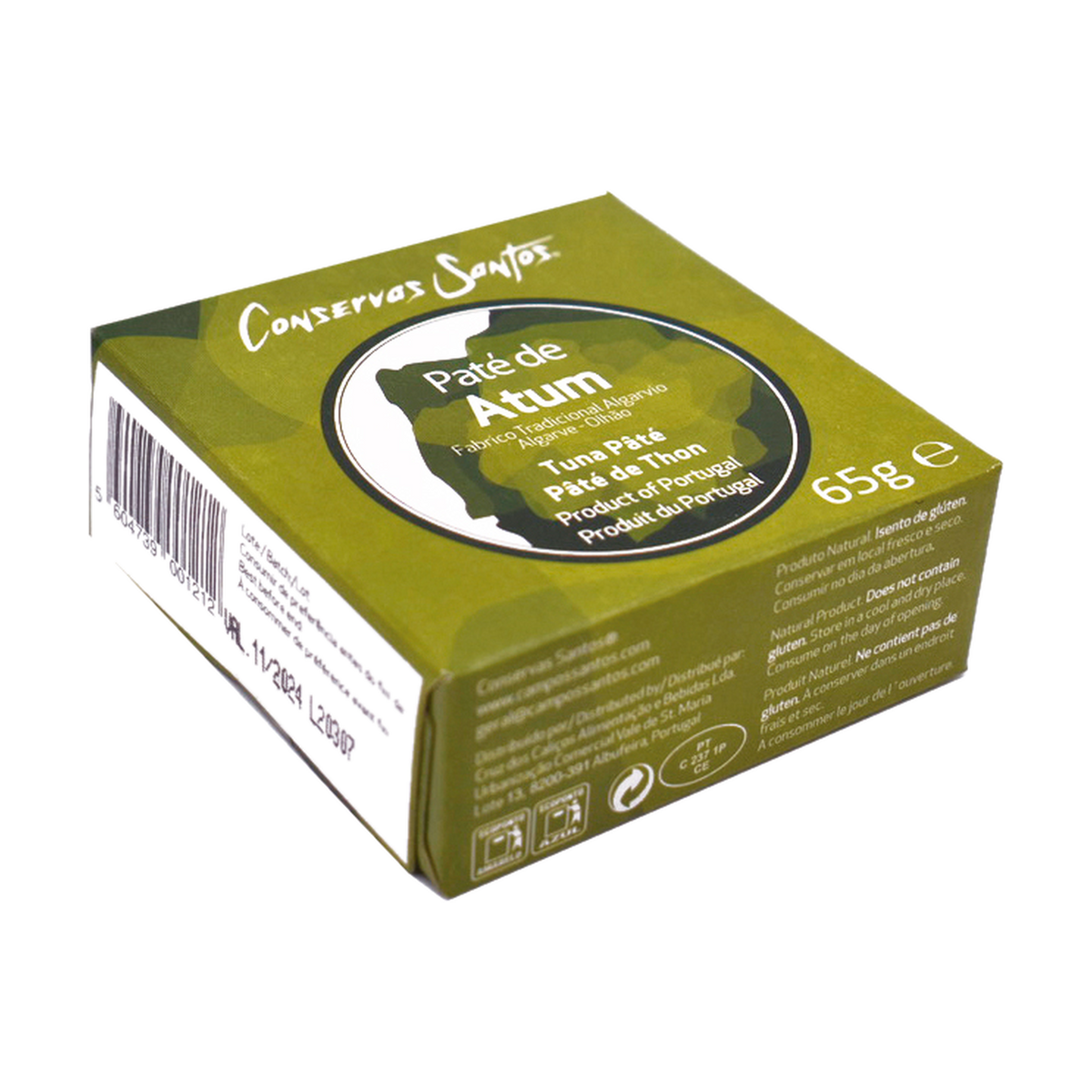 Campo Santos tuna pâté, 65g pack