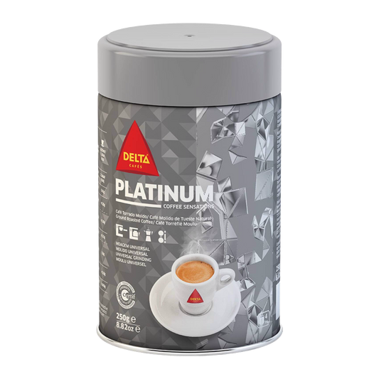 Delta Platinum ground coffee intensity 4 — product package