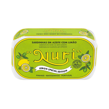 Nuri sardinės alyvuogių aliejuje su citrina