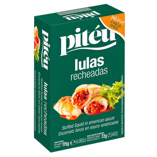 Pitéu stuffed squid in American sauce 115g